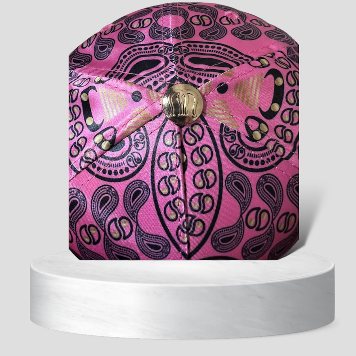 Magneche Bandana Design Cap - Fuscia Magenta