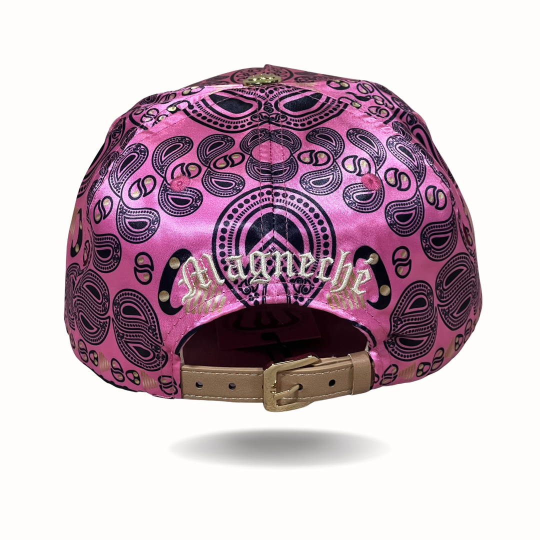 Magneche Bandana Design Cap - Fuscia Magenta