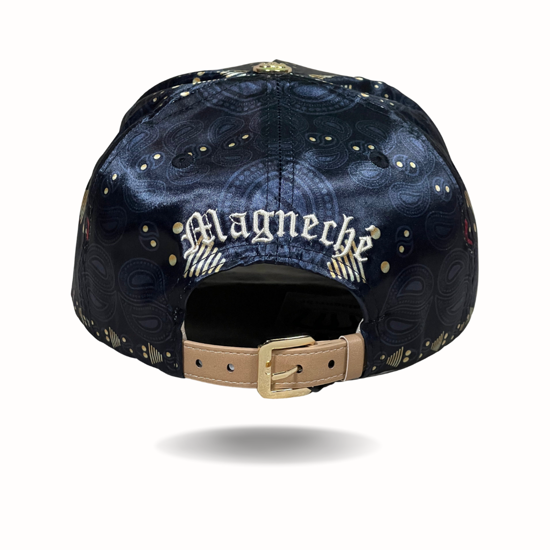 Magneche Bandana Design Cap - Triple Black