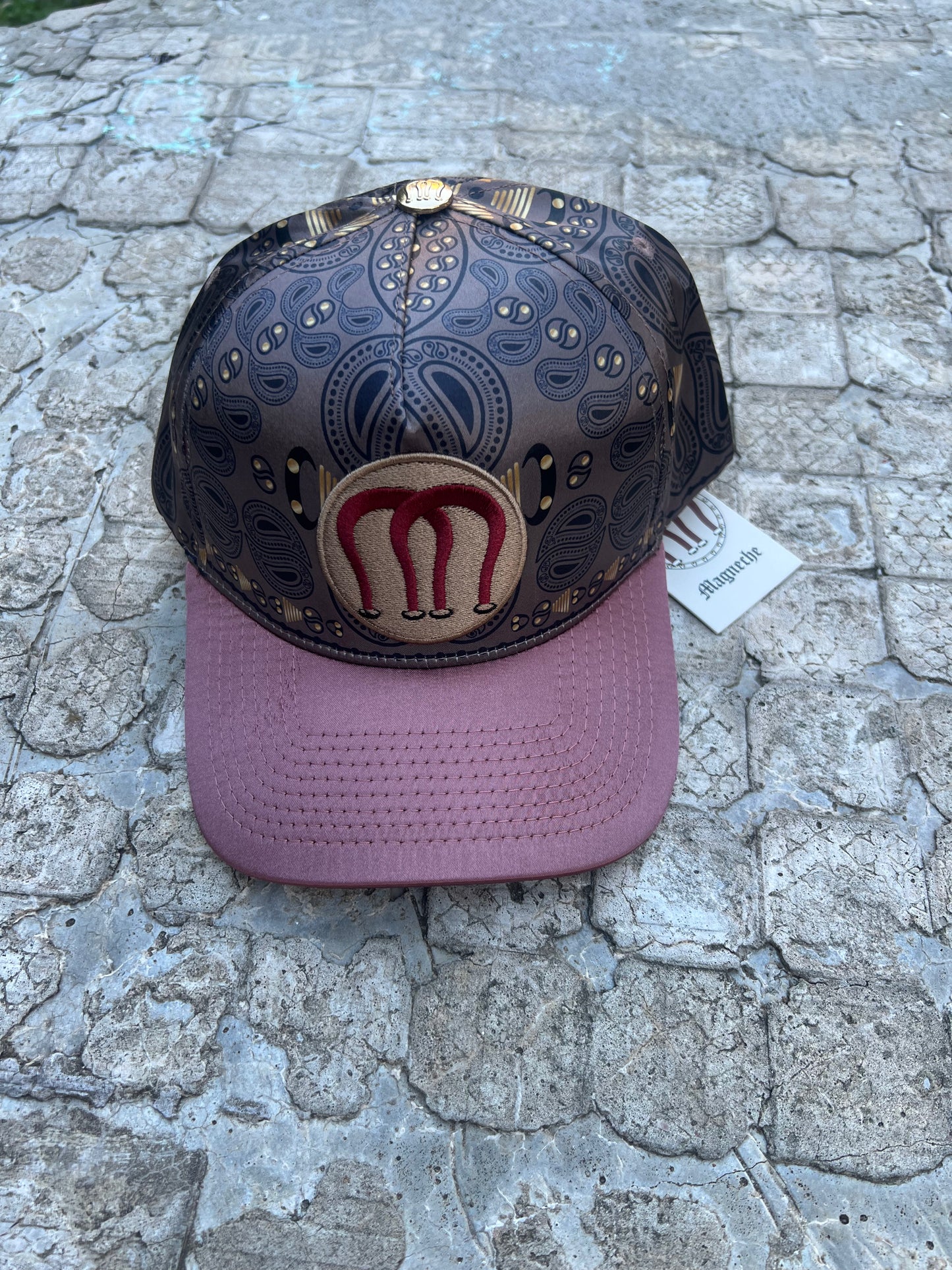 Magneche Bandana Design Cap - Mocha Brunette