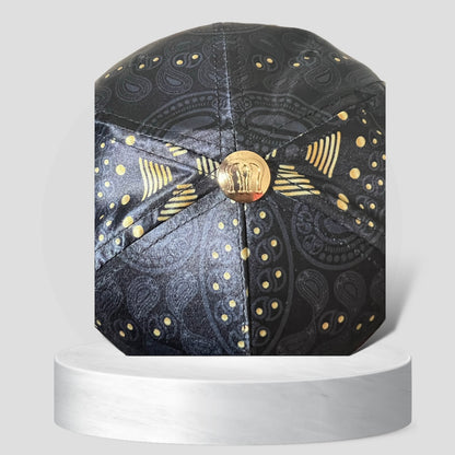Magneche Bandana Design Cap - Triple Black