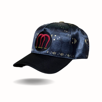 Magneche Bandana Design Cap - Triple Black