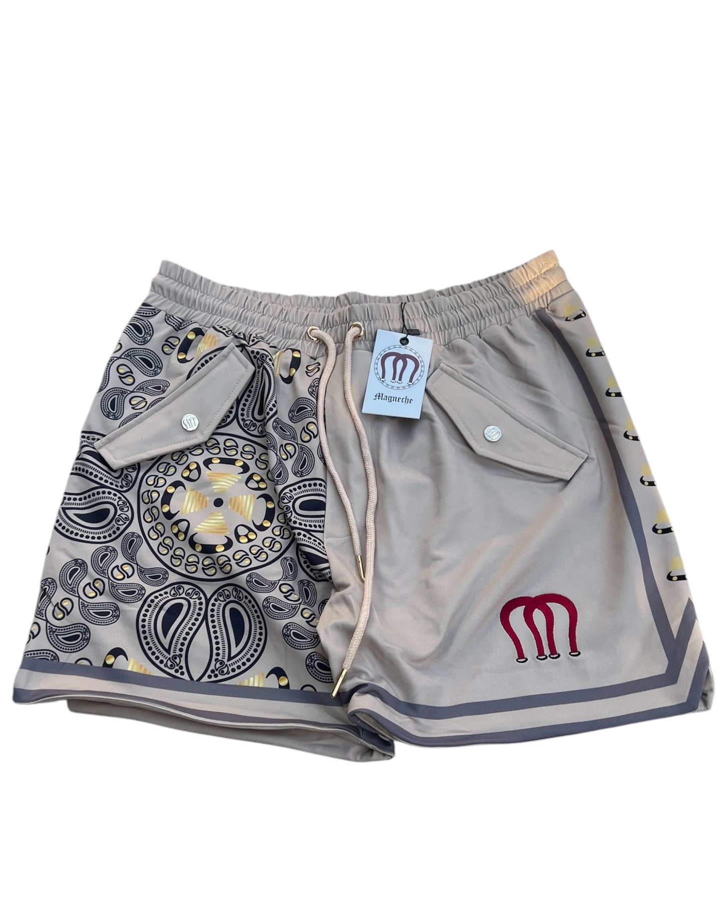 Magneche Bandana Short- Stone/Wood